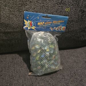 Vintage Glass Marbles Set - 102 Pieces